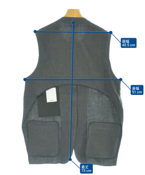 REVERBERATE（リバーバレイト）ベスト グレー サイズ:F レディース/2200654211038