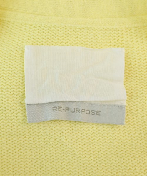 RE-PURPOSE（リパーパス）カーディガン 黄 サイズ:M メンズ/2200675288026