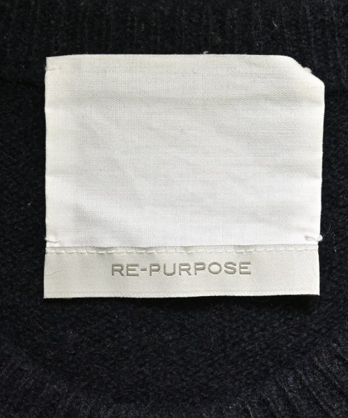 RE-PURPOSE（リパーパス）ニット・セーター 黒 サイズ:M メンズ/2200663111084