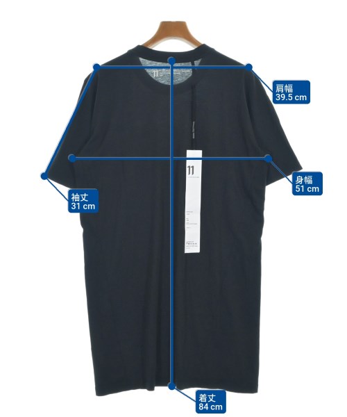 11 By Boris Bidjan Saberi（１１バイボリスビジャンサベリ）Tシャツ・カットソー 黒 サイズ:L メンズ/2200610250125