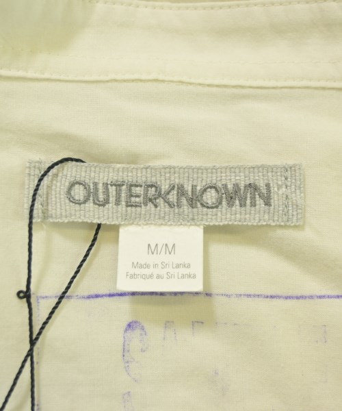 OUTERKNOWN（アウターノウン）カジュアルシャツ 白 サイズ:M レディース/2200631174745