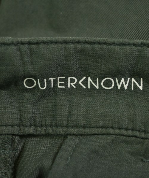 OUTERKNOWN（アウターノウン）チノパン 緑 サイズ:28(S位) メンズ/2200606989046