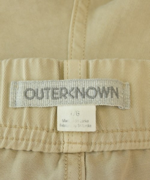OUTERKNOWN（アウターノウン）ショートパンツ ベージュ サイズ:L メンズ/2200691189079