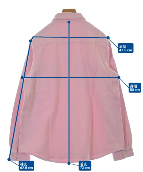 OUTERKNOWN（アウターノウン）カジュアルシャツ ピンク サイズ:F レディース/2200648172079