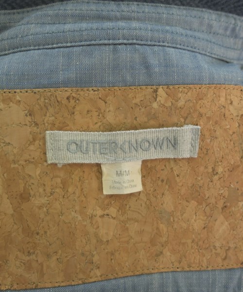 OUTERKNOWN（アウターノウン）カジュアルシャツ 紺 サイズ:M メンズ/2200633836900