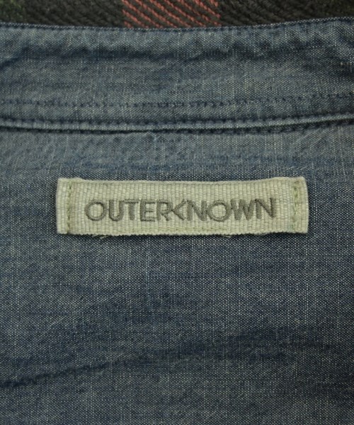 OUTERKNOWN（アウターノウン）カジュアルシャツ 赤 サイズ:XS レディース/2200650226036