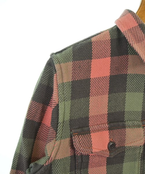 OUTERKNOWN（アウターノウン）カジュアルシャツ 赤 サイズ:XS レディース/2200650226036