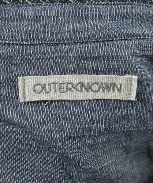 OUTERKNOWN（アウターノウン）カジュアルシャツ グレー サイズ:M メンズ/2200649785018