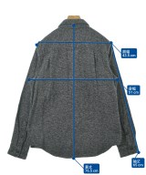 OUTERKNOWN（アウターノウン）カジュアルシャツ グレー サイズ:M メンズ/2200649785018