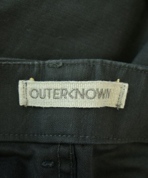 OUTERKNOWN（アウターノウン）チノパン 黒 サイズ:4(XL位) メンズ/2200700543281