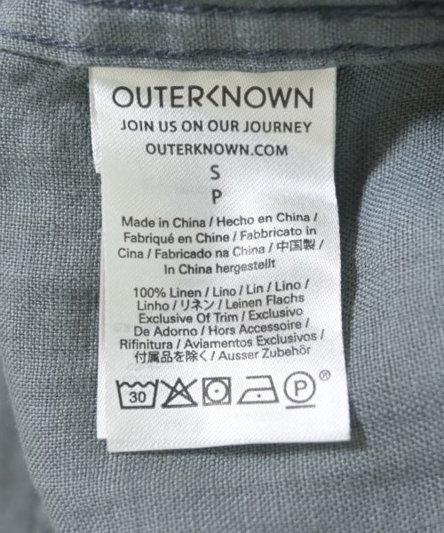 OUTERKNOWN（アウターノウン）オールインワン/サロペット グレー サイズ:S レディース/2200703131027