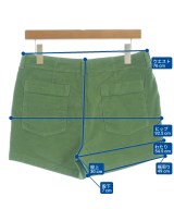OUTERKNOWN（アウターノウン）ショートパンツ 緑 サイズ:6(M位) レディース/2200703131065