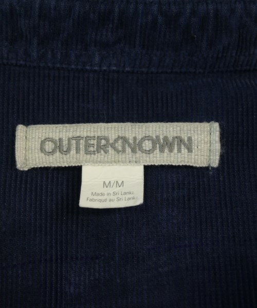 OUTERKNOWN（アウターノウン）シャツワンピース 紺 サイズ:M レディース/2200703131072
