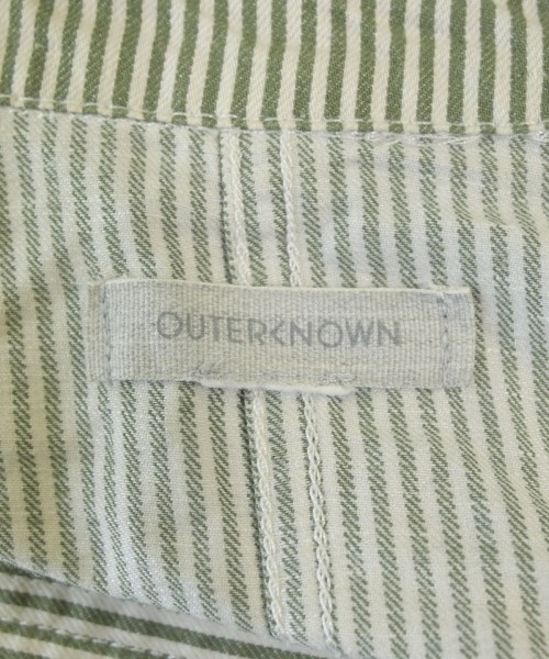 OUTERKNOWN（アウターノウン）オールインワン/サロペット カーキ サイズ:XS レディース/2200706448023