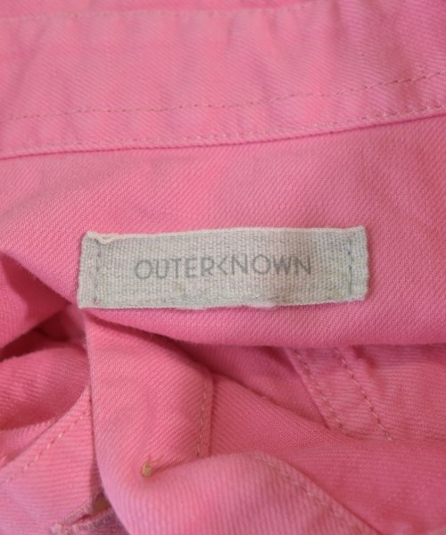 OUTERKNOWN（アウターノウン）オールインワン/サロペット ピンク サイズ:S レディース/2200706870244