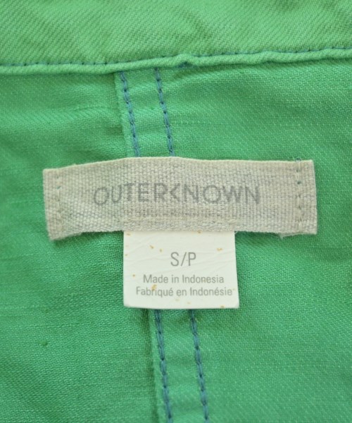 OUTERKNOWN（アウターノウン）オールインワン/サロペット 緑 サイズ:S レディース/2200705014144
