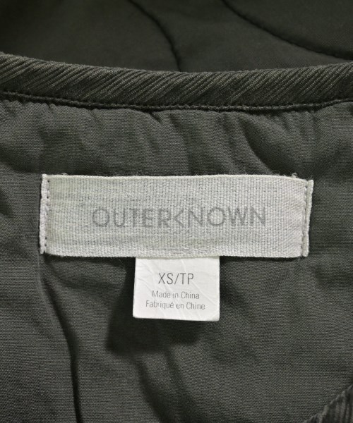 OUTERKNOWN（アウターノウン）その他 カーキ サイズ:XS レディース/2200704201019