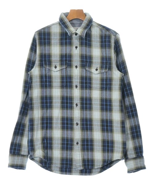 OUTERKNOWN(アウターノウン)カジュアルシャツ 紺 サイズ:S/2200661067024