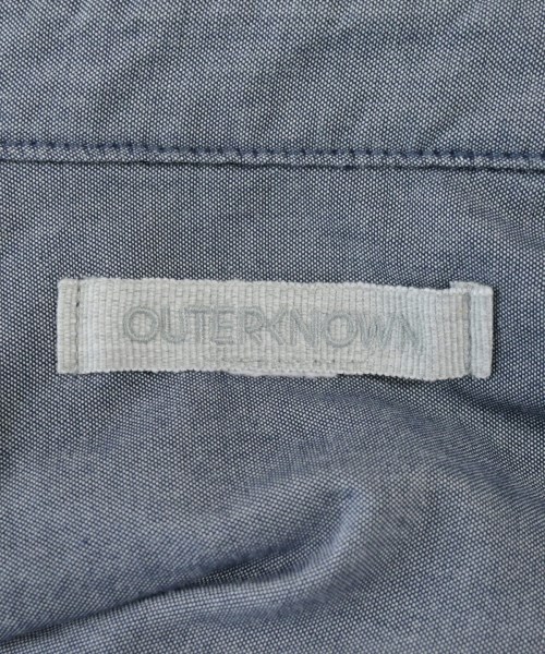OUTERKNOWN（アウターノウン）カジュアルシャツ 紺 サイズ:S メンズ/2200661067024