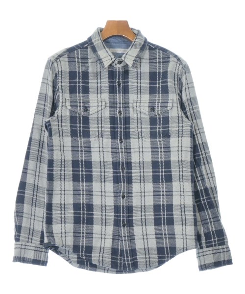 OUTERKNOWN(アウターノウン)カジュアルシャツ 紺 サイズ:S/2200661067031