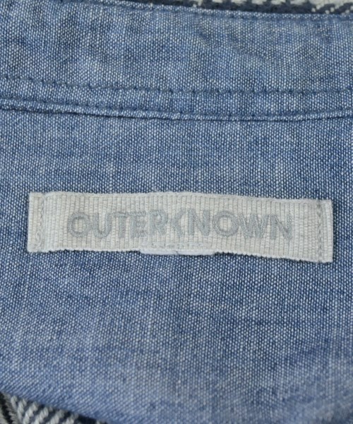 OUTERKNOWN（アウターノウン）カジュアルシャツ 紺 サイズ:S メンズ/2200661067031