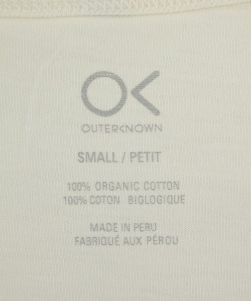 OUTERKNOWN（アウターノウン）Tシャツ・カットソー 白 サイズ:S メンズ/2200662004110