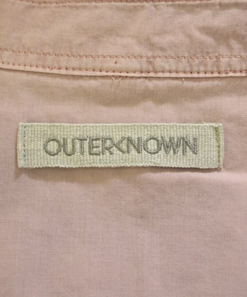 OUTERKNOWN（アウターノウン）カジュアルシャツ ピンク サイズ:L メンズ/2200724936021
