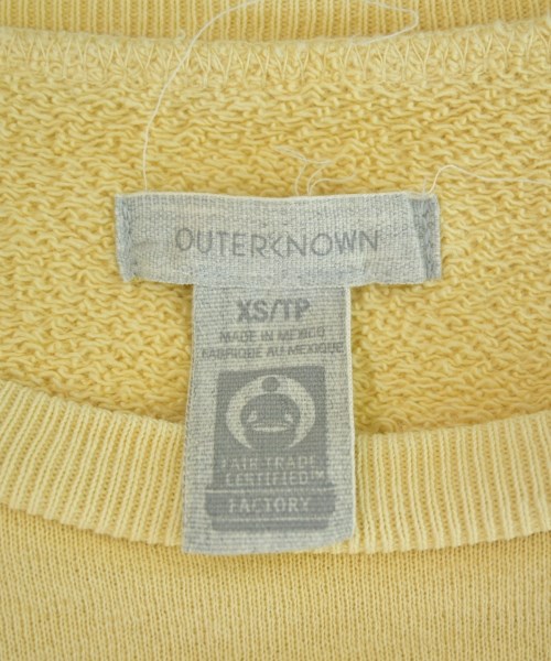 OUTERKNOWN（アウターノウン）スウェット 黄 サイズ:XS レディース/2200728753181