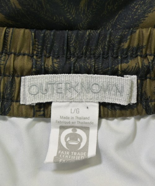 OUTERKNOWN（アウターノウン）ショートパンツ カーキ サイズ:L メンズ/2200683305050