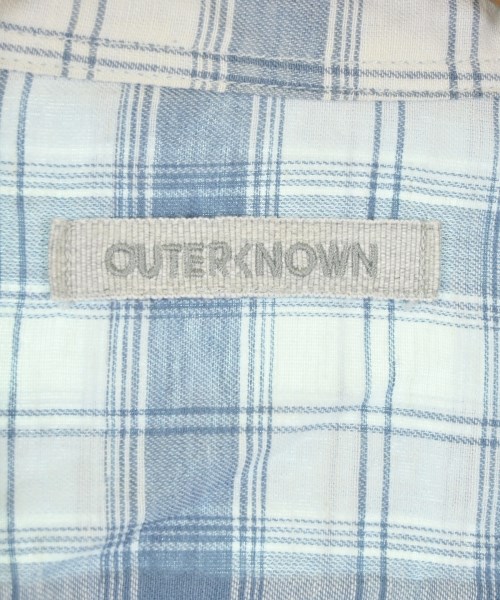 OUTERKNOWN（アウターノウン）カジュアルシャツ 白 サイズ:S メンズ/2200679917694