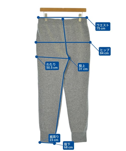 OUTERKNOWN（アウターノウン）スウェットパンツ グレー サイズ:XS レディース/2200681585119