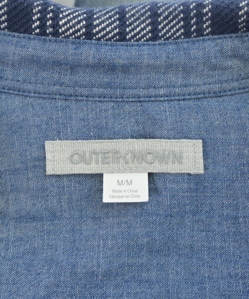 OUTERKNOWN（アウターノウン）カジュアルシャツ 紺 サイズ:M メンズ/2200682264044