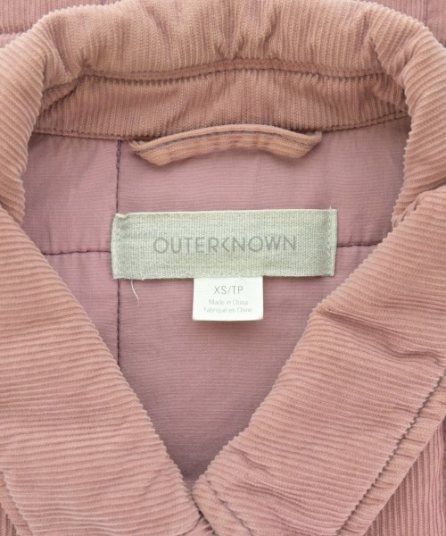OUTERKNOWN（アウターノウン）ダウンジャケット/ダウンベスト ピンク サイズ:XS レディース/2200690802054
