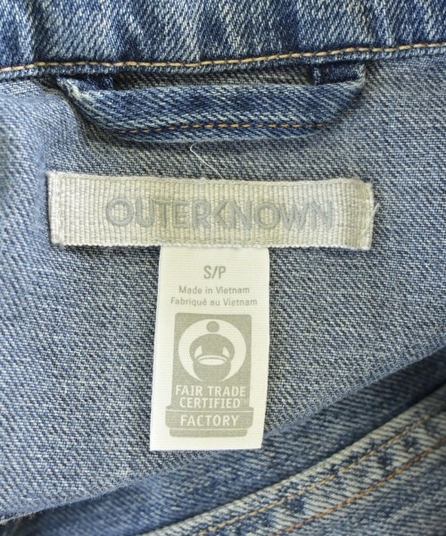 OUTERKNOWN（アウターノウン）デニムジャケット 紺 サイズ:S メンズ/2200690802115