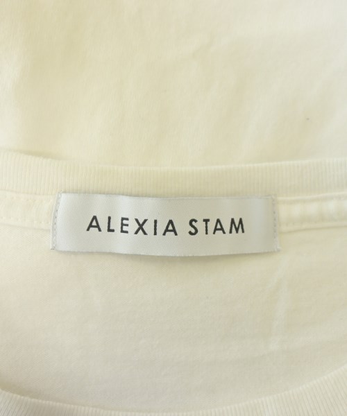 ALEXIA STAM（アリシアスタン）Tシャツ・カットソー 白 サイズ:F レディース/2200689297182