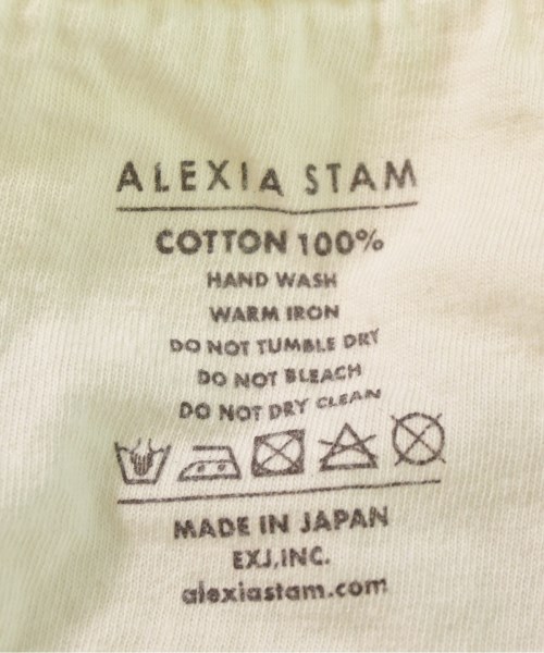 ALEXIA STAM（アリシアスタン）Tシャツ・カットソー 白 サイズ:-(M位) レディース/2200655399032