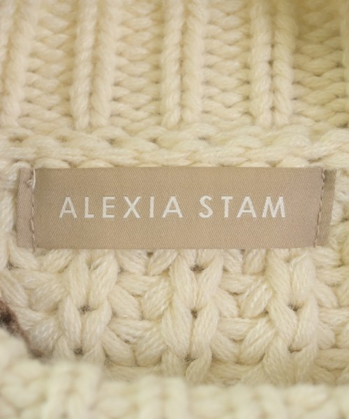 ALEXIA STAM（アリシアスタン）ニット・セーター 白 サイズ:F レディース/2200656855032