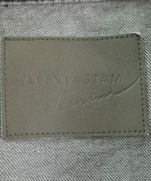 ALEXIA STAM（アリシアスタン）デニムジャケット グレー サイズ:S レディース/2200650960015