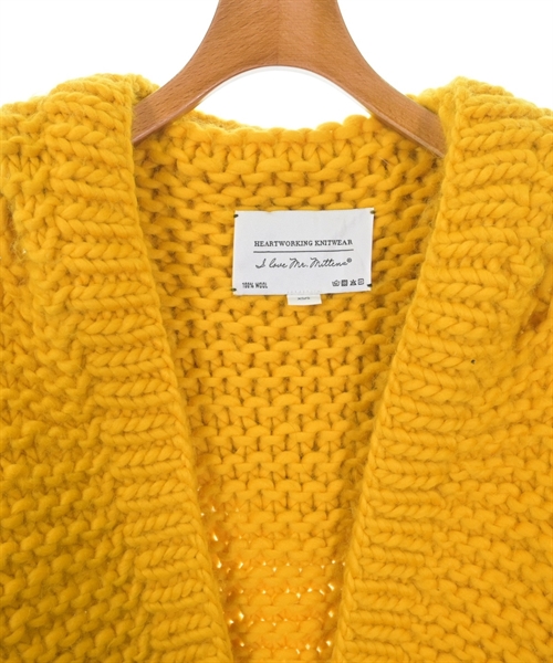 I love Mr.Mittens（アイラブミスターミトンズ）カーディガン 黄 サイズ:XS/S レディース/2200608707419