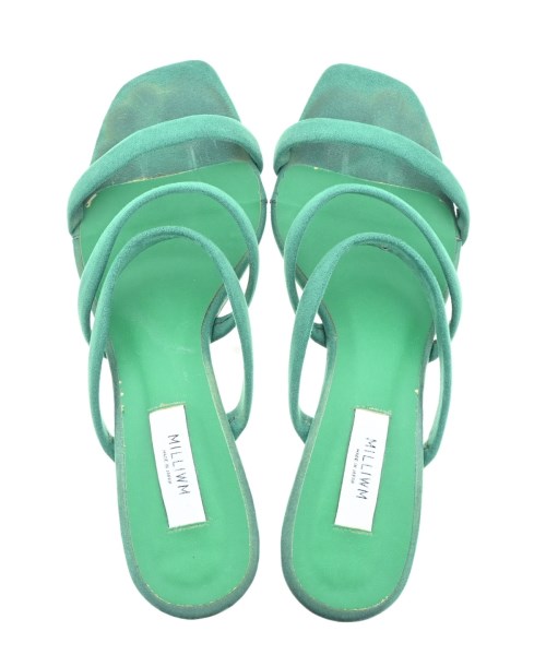 MILLIWM（ミリウム）サンダル 緑 サイズ:EU37(23.5cm位) レディース/2200614399288