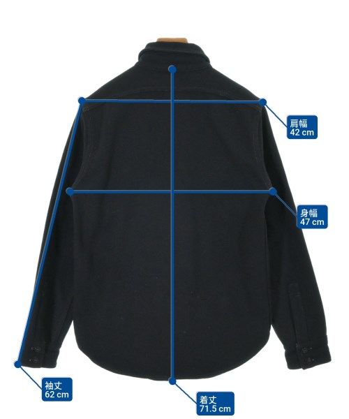 -（ソノタ）カジュアルシャツ 黒 サイズ:15(S位) メンズ/2200633438029