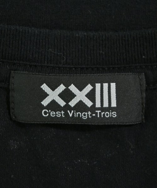 XXlll C'est Vingt-Trois（セバントゥア）Tシャツ・カットソー 黒 サイズ:XL メンズ/2200605344020