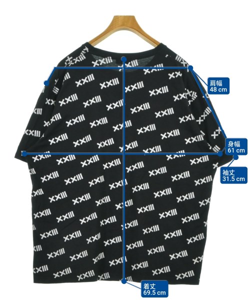 XXlll C'est Vingt-Trois（セバントゥア）Tシャツ・カットソー 黒 サイズ:XL メンズ/2200605344020