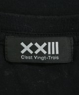 XXlll C'est Vingt-Trois（セバントゥア）Tシャツ・カットソー 黒 サイズ:XL メンズ/2200605344020
