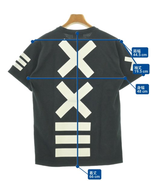 XXlll C'est Vingt-Trois（セバントゥア）Tシャツ・カットソー 黒 サイズ:M メンズ/2200728049048