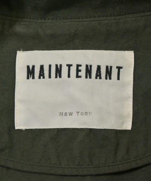MAINTENANT（メンテナント）ステンカラーコート カーキ サイズ:46(M位) メンズ/2200648974253