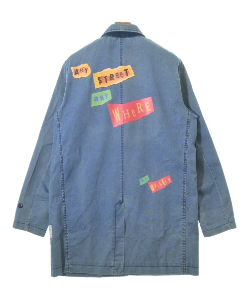 EFFECTEN（エフェクテン）ステンカラーコート 青 サイズ:M メンズ/2200462925035