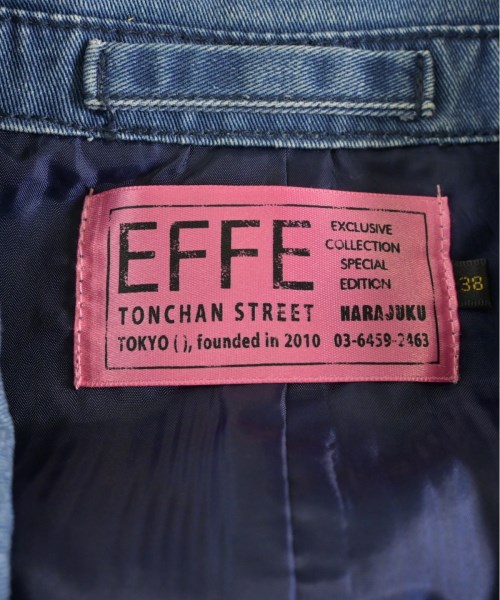 EFFECTEN（エフェクテン）ステンカラーコート 青 サイズ:M メンズ/2200462925035