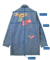 EFFECTEN（エフェクテン）ステンカラーコート 青 サイズ:M メンズ/2200462925035