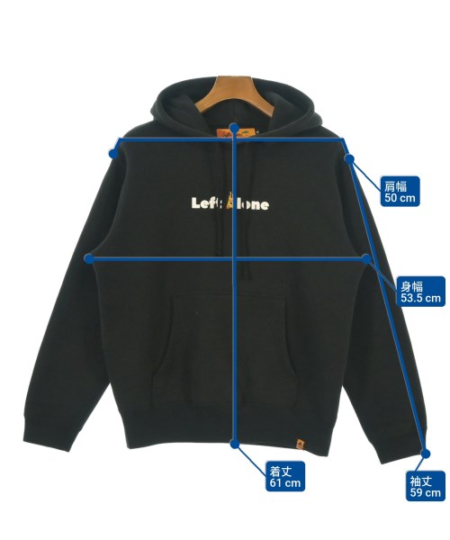 Left Alone（レフトアローン）パーカー 黒 サイズ:M メンズ/2200639857015